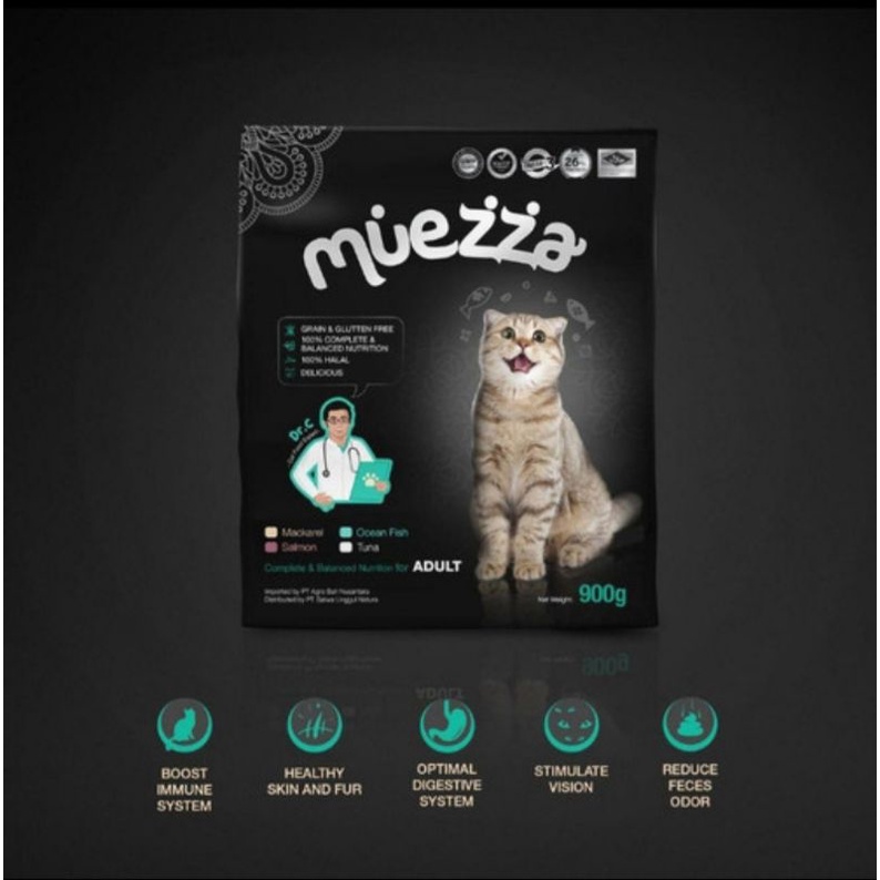 Cat Food (Muezza Kitten) makanan kucing premium HALAL