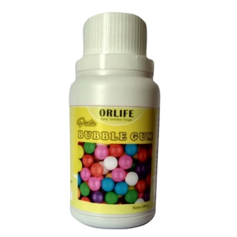 

Sirup rasa permen karet warna Kuning minuman rasa Bubblegum Orlife 100 g