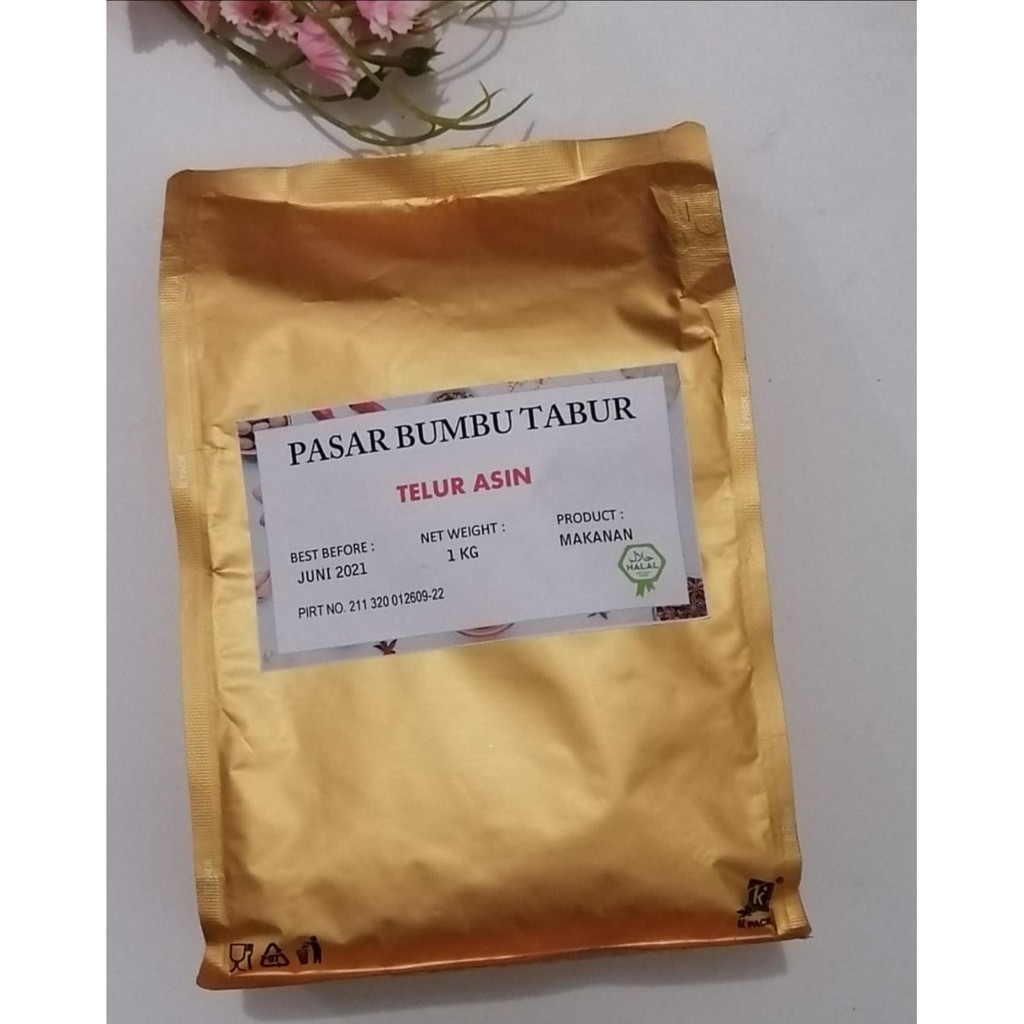 

BUMBU TABUR TELUR ASIN / SALTED EGG 1 KG BUBUK MAKANAN ENAK MURAH HALAL
