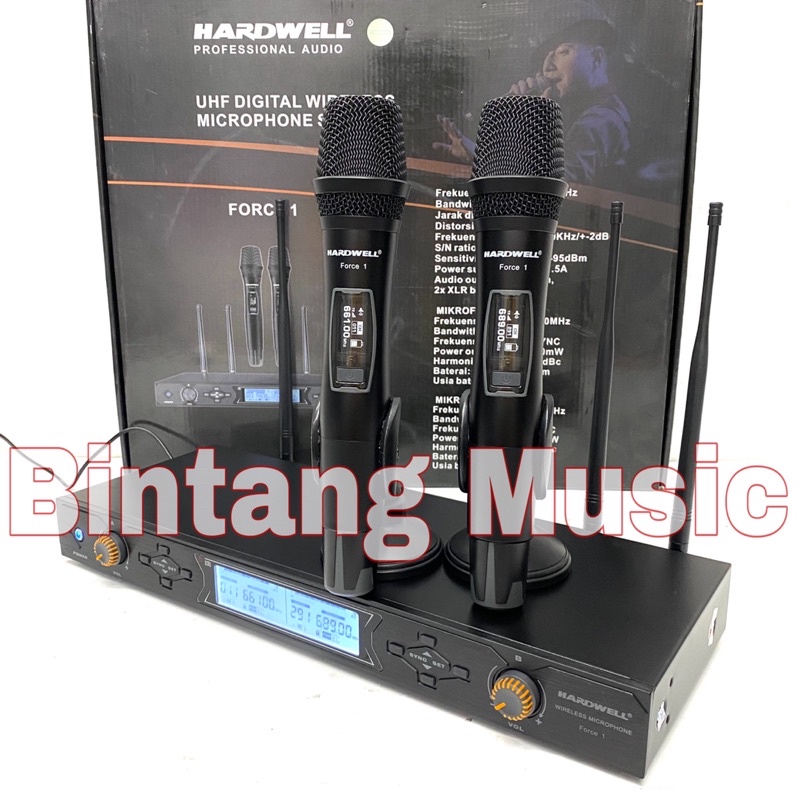 Mic wireless Hardwell Force 1 original hardwell force 1 handheld FORCE1