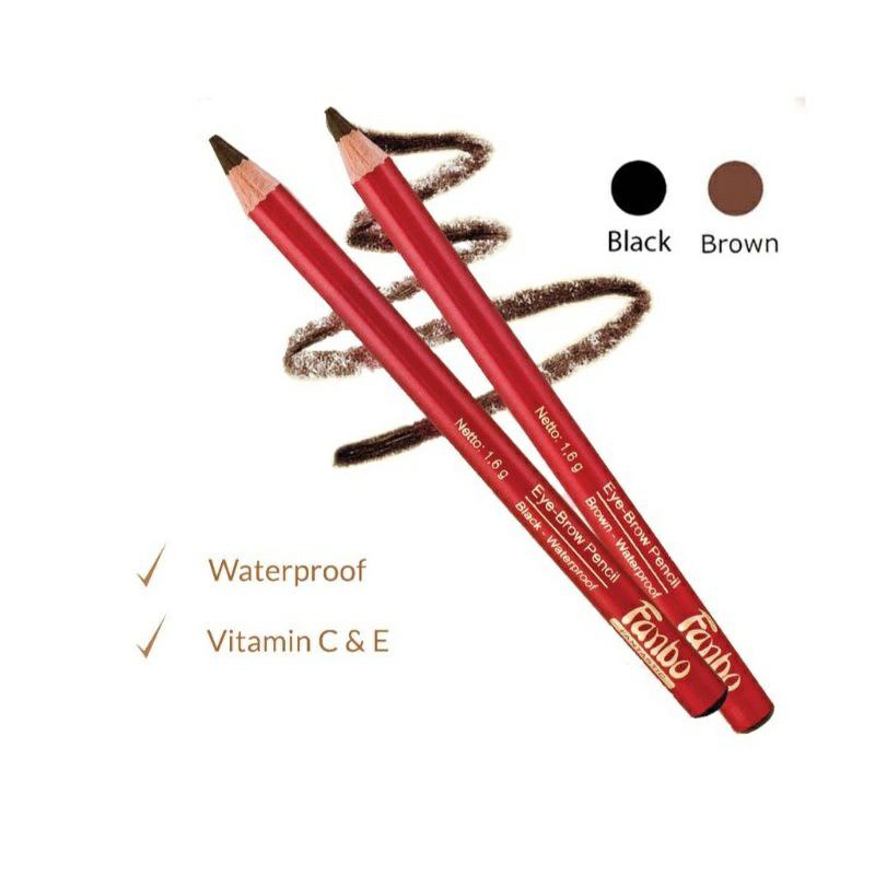 FANBO FANTASTIC PERFECT EYE BROW | PENSIL ALIS FANBOO FREE SERUTAN PROMOOO ~ ORIGINAL 100%