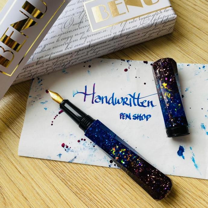 

BENU Scepter Fountain Pen #Brause Nib Calligraphy Swarovski Canson