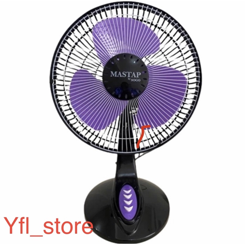 Mastap M-120D 12 inch Desk Wall Fan - Kipas Angin Meja &amp; Dinding - Duduk - Tempel Tembok