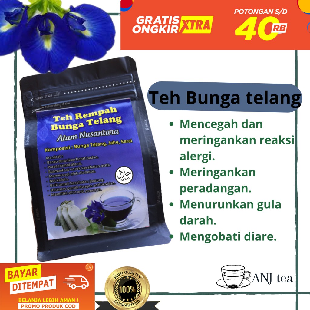 

Teh Telang untuk Detox isi 25pcs
