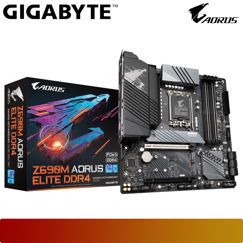 Motherboard Gigabyte Intel Z690M AORUS ELITE DDR4 LGA 1700 Micro ATX
