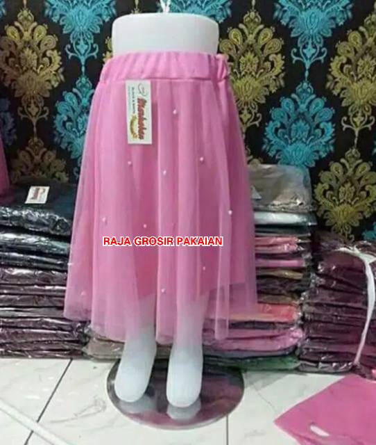 Rok Tutu Mutiara Anak Usia 2-13 Tahun