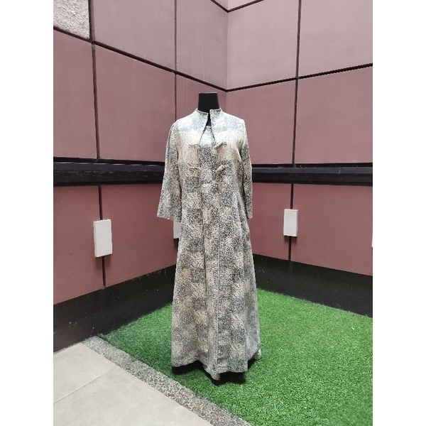 gamis batik + outer