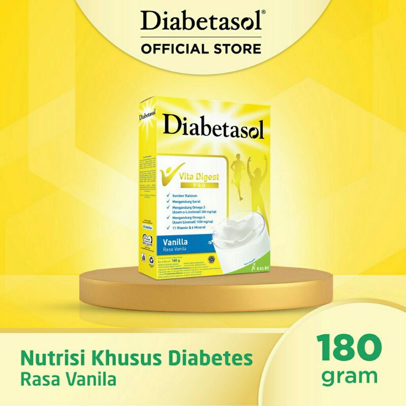 

Diabetasol Vanilla 180gr - Nutrisi Khusus