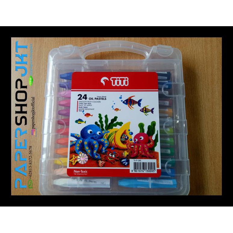

BARU GROSIR!!! TITI KRAYON MINYAK 24 WARNA / CRAYON 24 COLORS OIL PASTELS PERALATAN MELUKIS MURAH