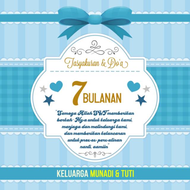 Ucapan 7 Bulanan Kehamilan