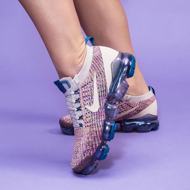 nike air vapormax flyknit 3 desert sand vivid purple