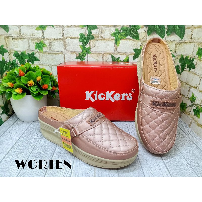 Sepatu sandal wedges kickers terbaru/Sandal wedges wanita terbaru