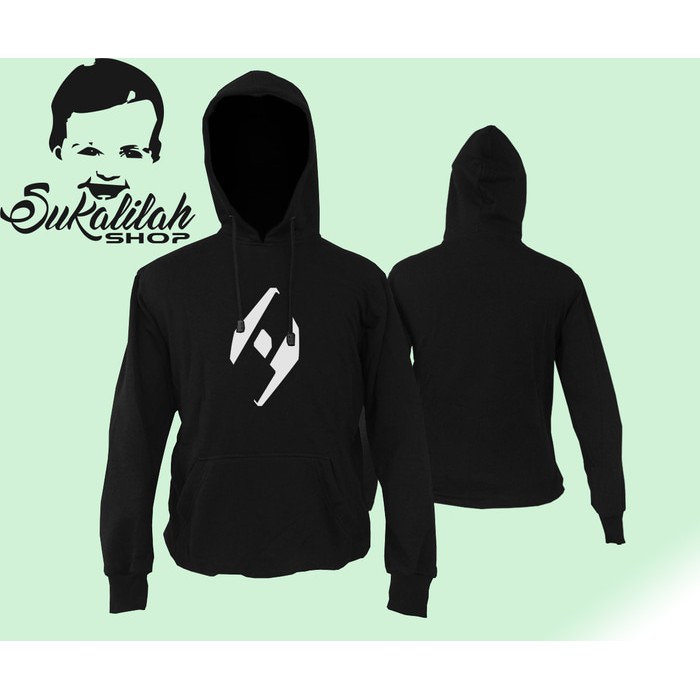 Hoodie Patrol Bike Logo  -Hitam