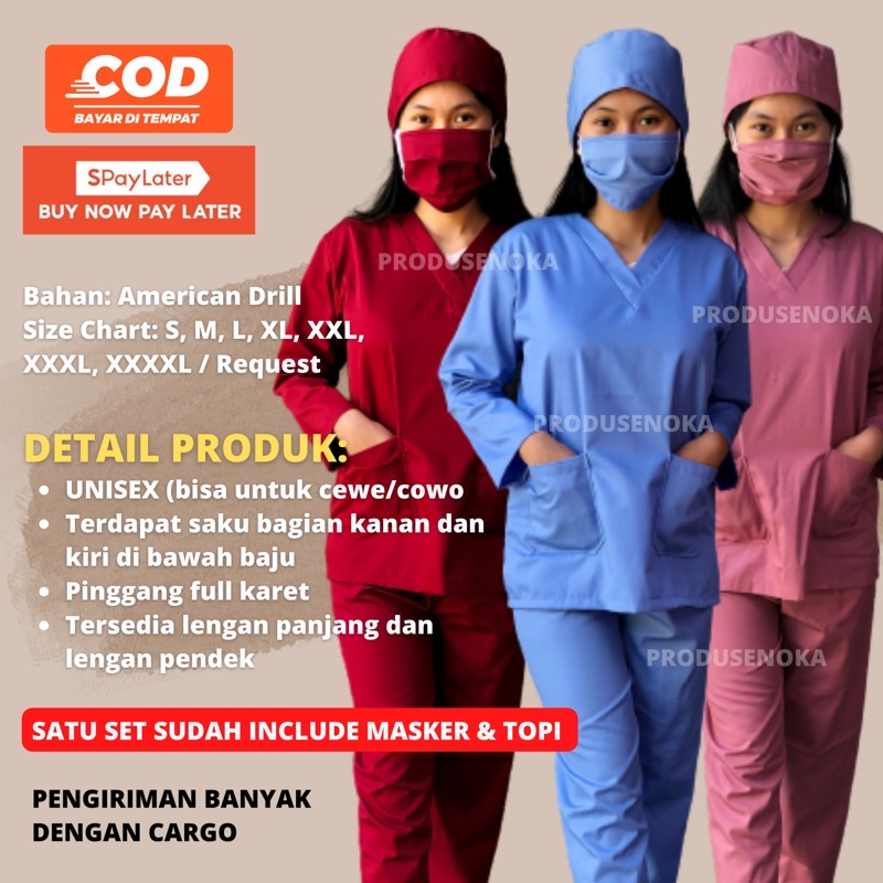 SATU SET “LENGAN PANJANG” SIZE S-L TERMURAH PRODUSEN SETELAN BAJU OK/BAJU OKA/BAJU JAGA