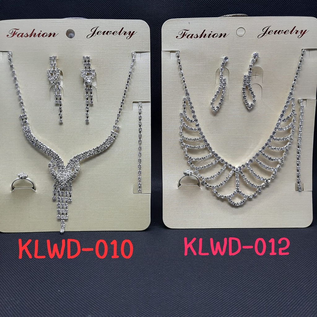 [TERMURAH] Set Kalung Anting Wedding / Kalung Anting Pengantin / Kalung Wedding Model Import