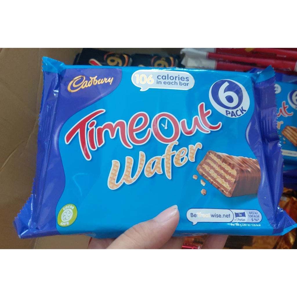 Cadbury time out wafer isi 6