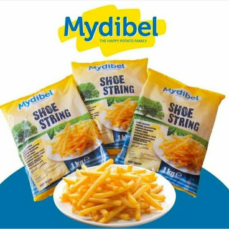 "DISKON"KENTANG BELGIA MYDIBLE SHOESTRING 1KG -ALIKA FROZEN