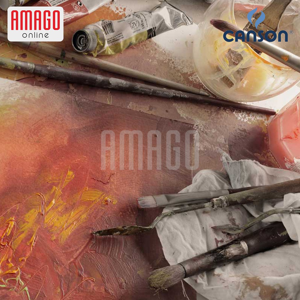 BUKU CANSON ACRYLIC - CANSON ACRYLIC PAPER - 50 SHEETS - 32 X 41 CM - 400 GRAM - 200807413