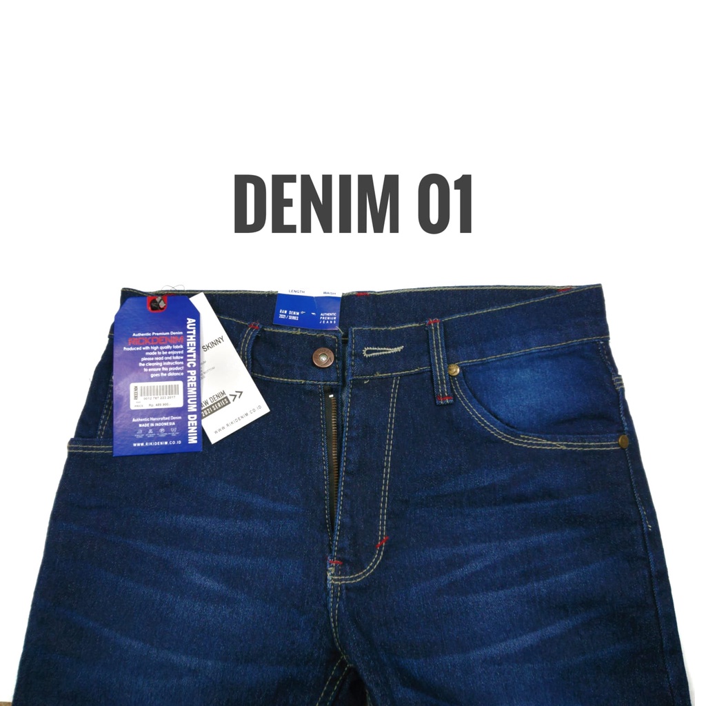 Celana Jeans Pensil Skinny Slimfit Panjang Slim Fit Pria Premium Levis Lepis Denim Size 28-33 GMK