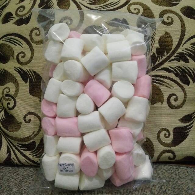 

Ay00! Corniche marshmallow mega kiloan mix putih dan pink 1kg murah