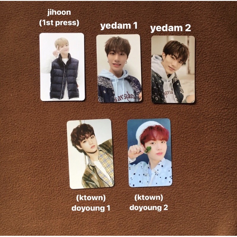Treasure the first step Chapter three 3 Jihoon Yedam Doyoung 1st press Ktown4u Benefit Photocard