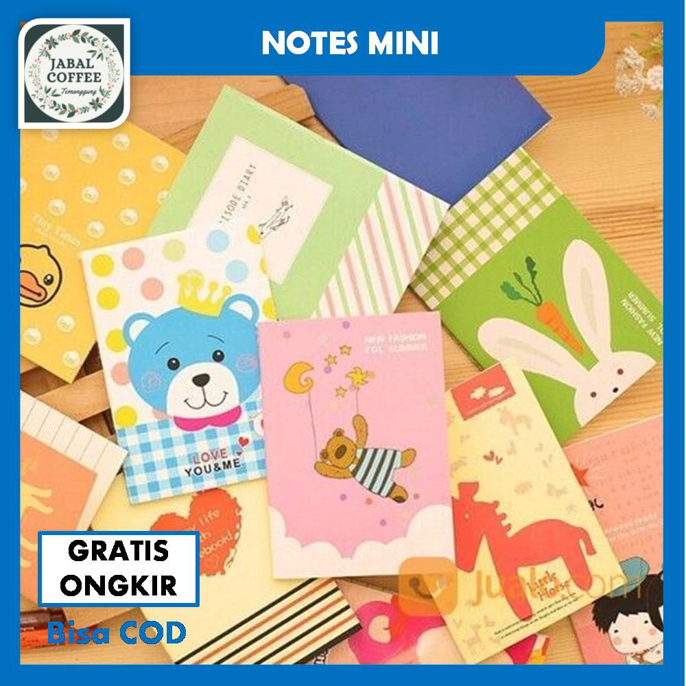 Buku Tulis Garis Mini / Notebook Mini / Buku Tulis Mini Notebook / Memo Motif / Notebook Mini J90