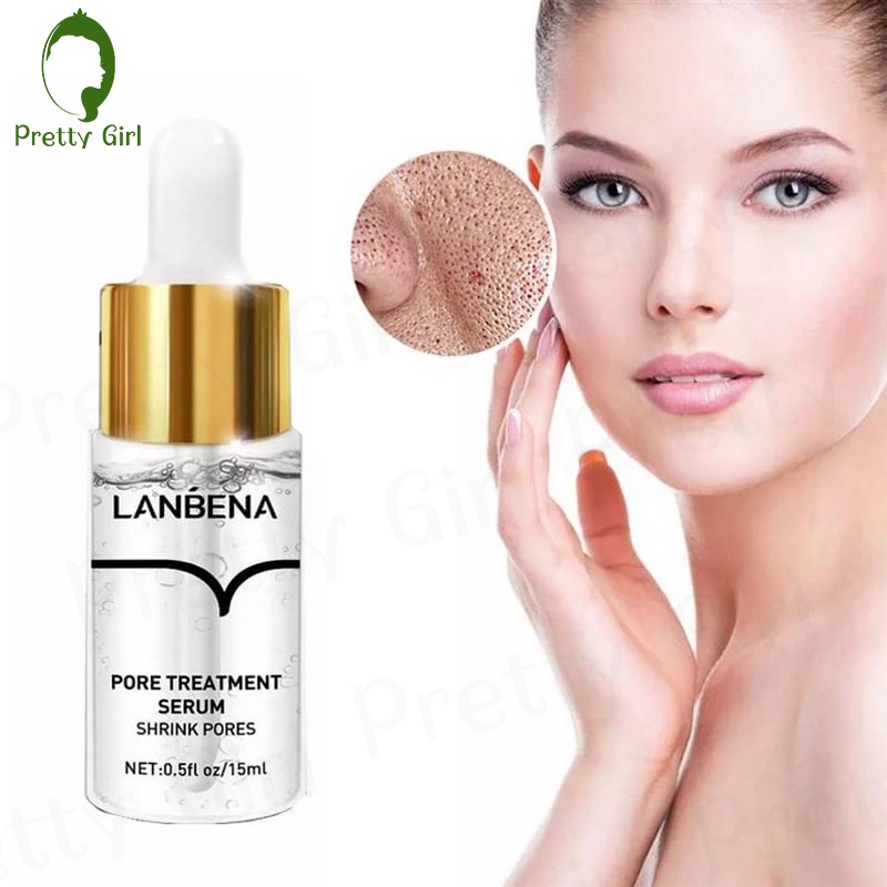 LANBENA PORE TREATMENT SERUM ORIGINAL - SERUM PENGECIL  MINYAK JERAWAT PORI-PORI PENGONTROL MINYAK JERAWAT-Shrink Pores - Blocked Pore - Oily Pore - Clean Pore