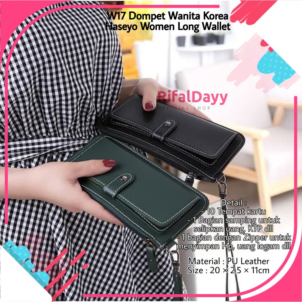 Dompet Panjang Wanita  Lipat Korea Wallet / Dompet Wanita Murah