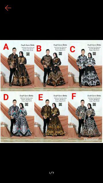 Big Size Jumbo Size Fit Xxl Ld 110 Cm Couple Batik Model Gamis Warna Hitam