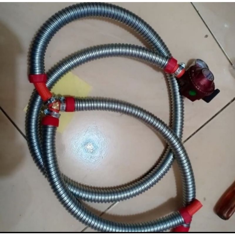 selang cabang oven gas/selang gas paralel/selang cabang 2 kompor