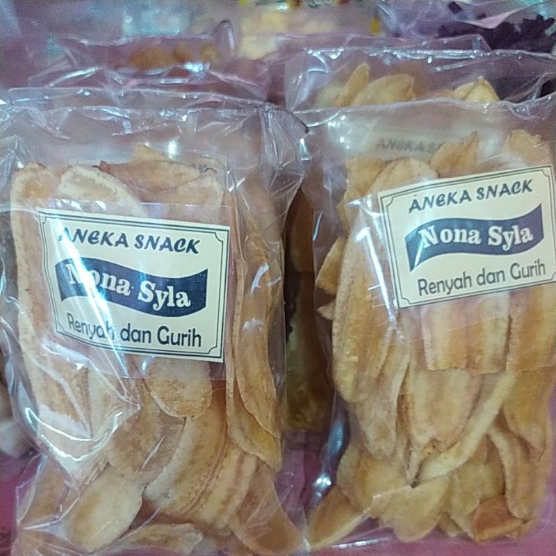 

Keripik Pisang Aneka Snack Cemilan Nona Syla