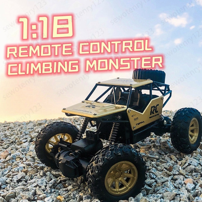 【COD】Mainan Mobil Remote Control off-Road Climbing Car RC Rock Crawler 2WD Powerful