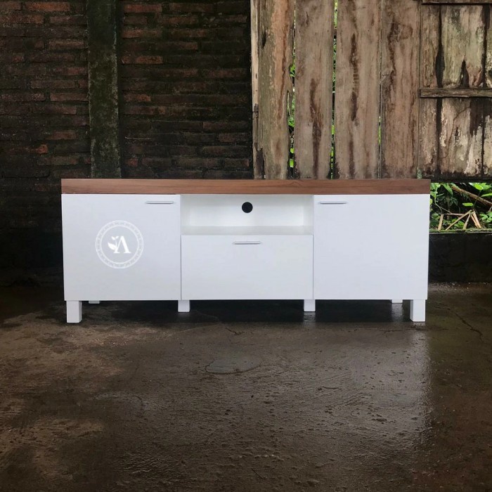 meja tv cat duco - meja tv modern - bufet putih minimalis -  meja tv jati - meja tv minimalis - meja