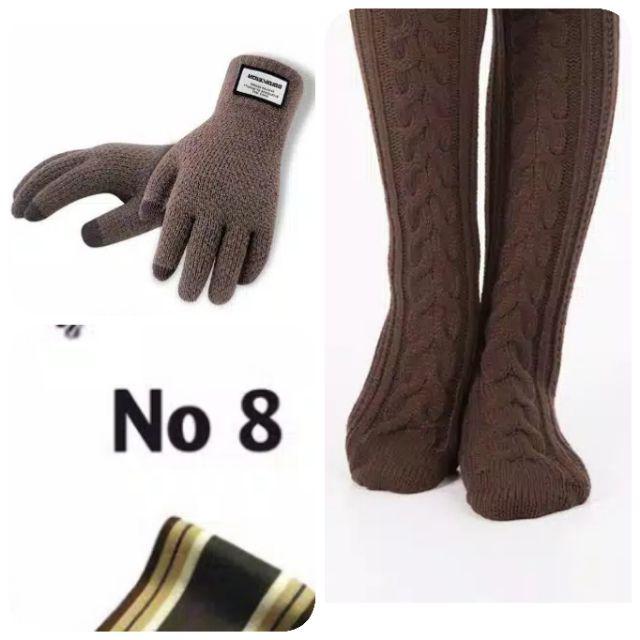 Kaos Kaki Wool Musim Dingin Rajut Hangat Winter Aksesoris Kaos Kaki Wool Musim Dingin Rajut Hangat Winter Aksesoris