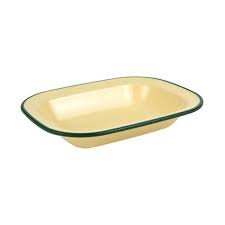 Mangkuk Rounded Lis Enamel 9 inch WE-09B6 - Golden Dragon Melamine