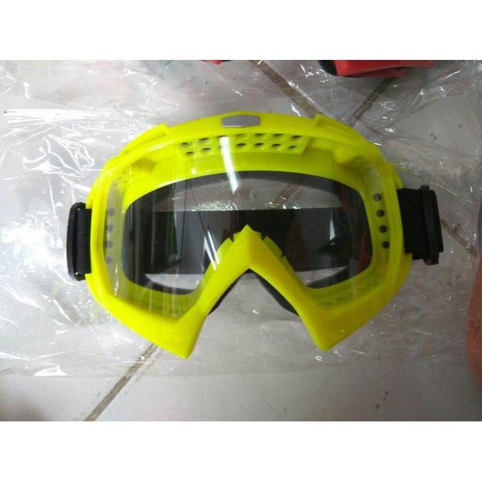 KACAMATA CROSS KACA MATA GOOGLE GOGGLE VISOR HELM BENING bikers sepeda touring adventure