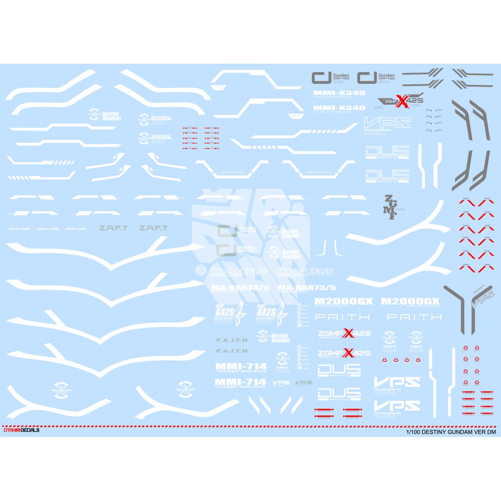DESTINY VER DM DECAL