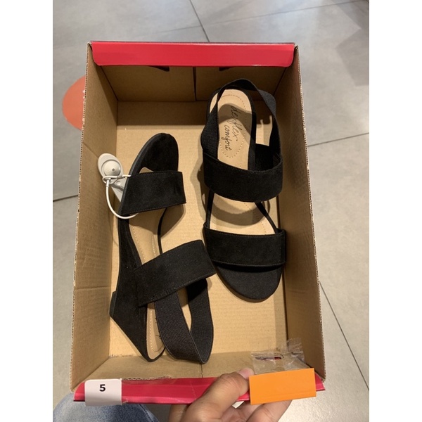 Dexflex Comfort Novak Black Payless Wedges