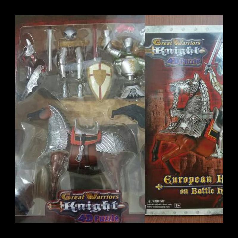 NEW 4D PUZZLE KNIGHT DEKORASI MURAH TERLENGKAP AL3