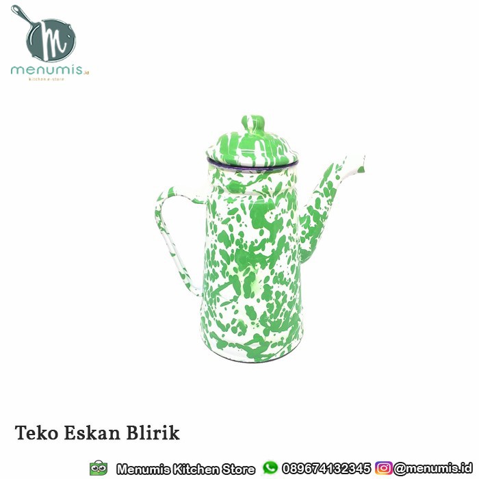 Teko Eskan Blirik/Teko Enamel Murah