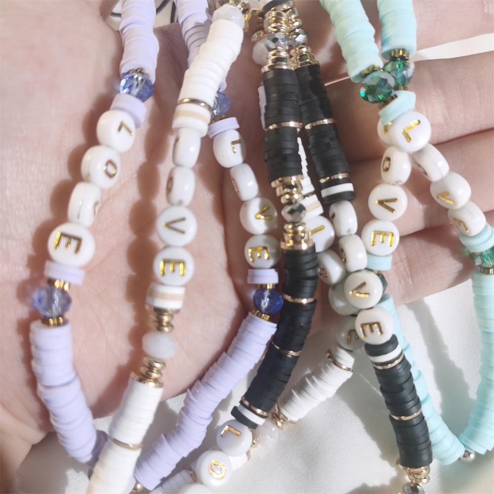 Tali Lanyard Manik-Manik Mutiara Akrilik Warna-Warni Anti Hilang Gaya Bohemian Untuk Case Hp