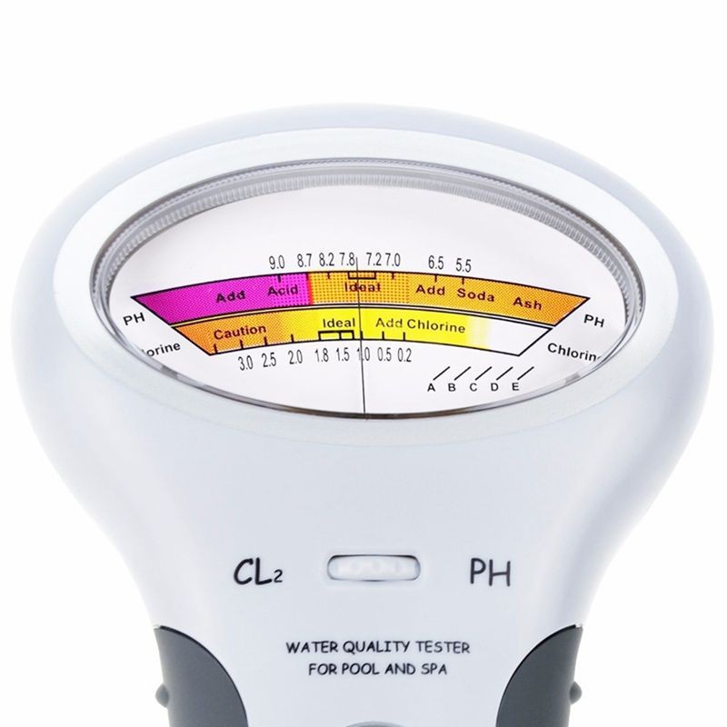 Ph Chlorine Tester Kaporit Cl2 Clorin meter air kolam