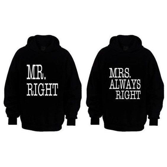 Jaket COUPLE Hoodie Mr right All Warna Fleece All Size Big Size S M L XL XXL XXXL XXXXL XXXXXL KEREN