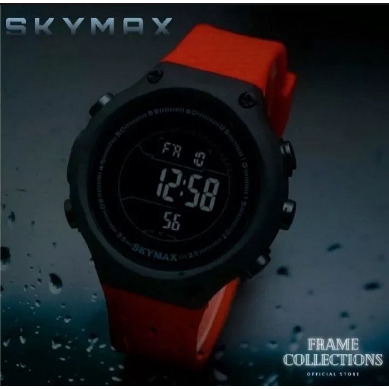 Beseller jam  tangan Skymax original Pria Standar Militeri Anti Air Bisa di bawa berenang Jam tangan Skymax Original Cowo Bisa COD bayar di tempat