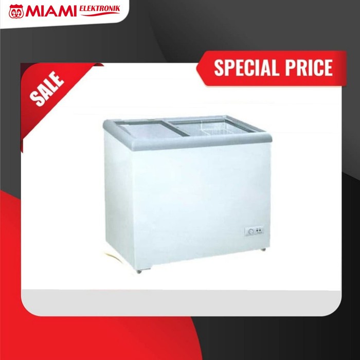 Sliding Flat Glass Freezer Gea SD186 / Chest Freezer Gea SD 186