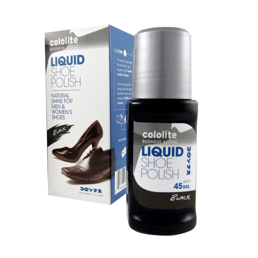 Ktmstore Semir Sepatu Cair 45ml Liquid Shoe Polish Premium Cololite 1201-0001