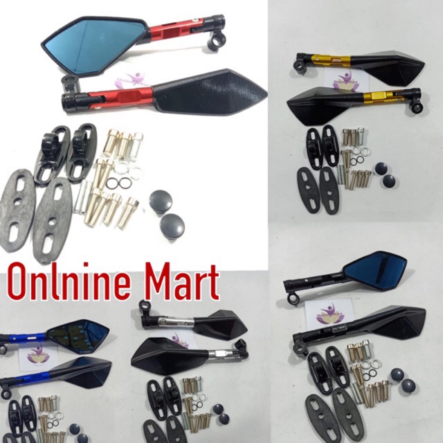 Spion tomok V5 variasi motor aerox nmax ninja r rr cbr 150 250 r250 r15 vixion megapro dll