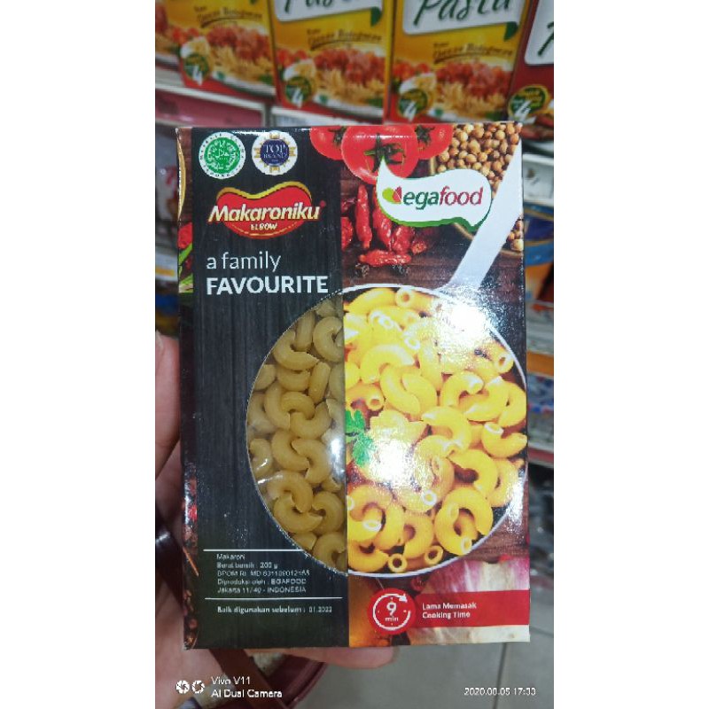 

EGA FOOD MAKARONIKU ELBOW 200 GR - SPAGHETTI - PASTA - ELBOW - MACARONI