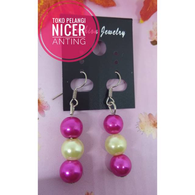 Anting Fashion Anting Mutiara Gantung Terbaru Anting korea kekinian Anting wanita