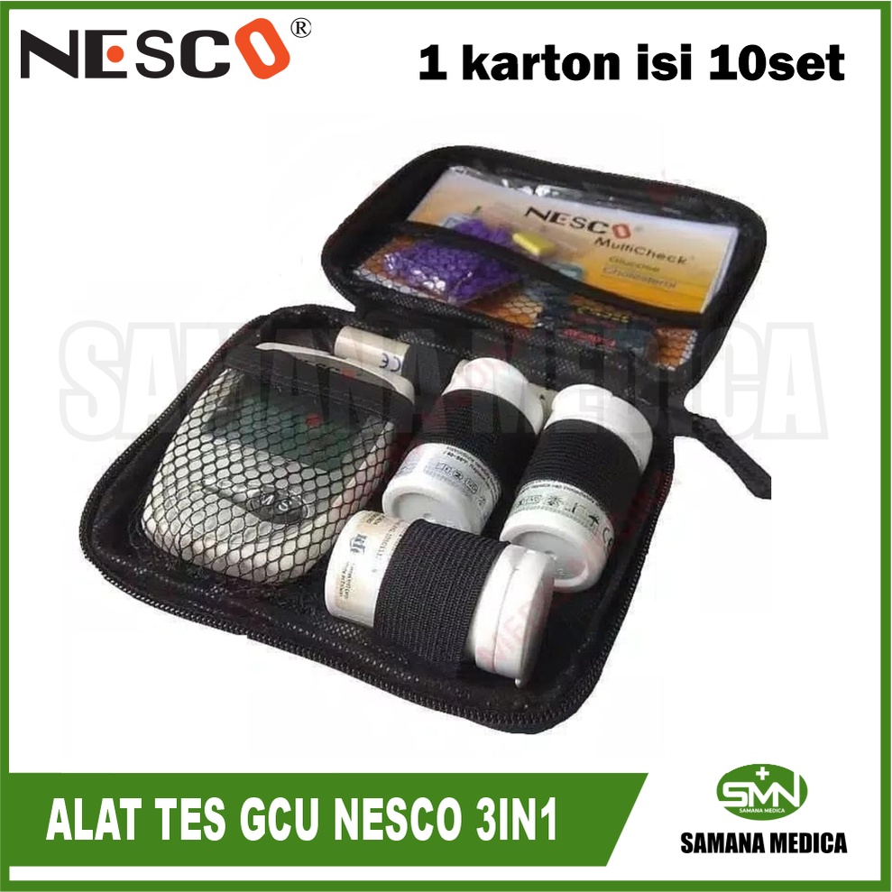 ALAT TES NESCO GCU Darah Gula Darah, Kolesterol, Asam Urat NESCO GCU